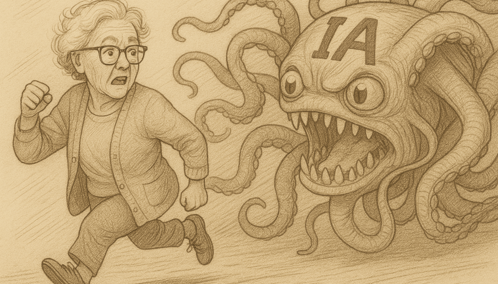 Mamie et le monstre tentaculaire